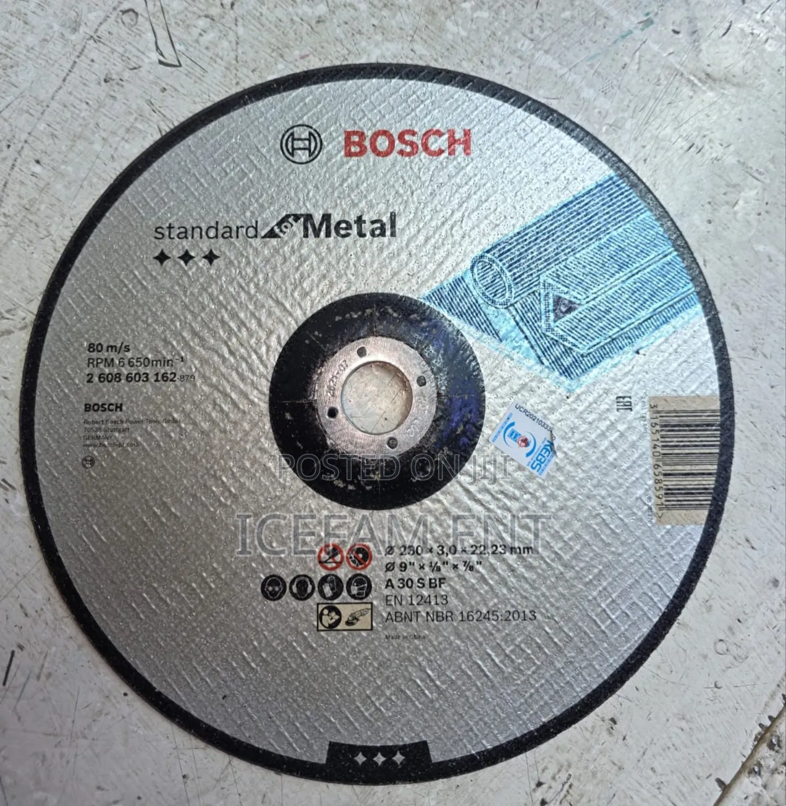 Bosch Cutting Disc/9inch Cutting Disc