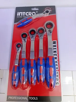 Intcro Ratchet Spanner Set 8-17mm