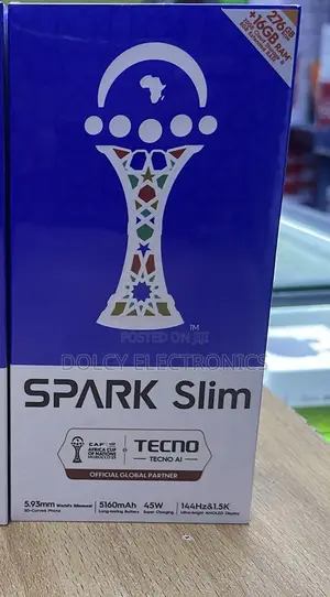 New Tecno Spark Slim 256 GB Black