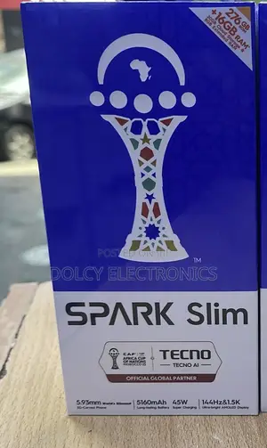 New Tecno Spark Slim 256 GB Black