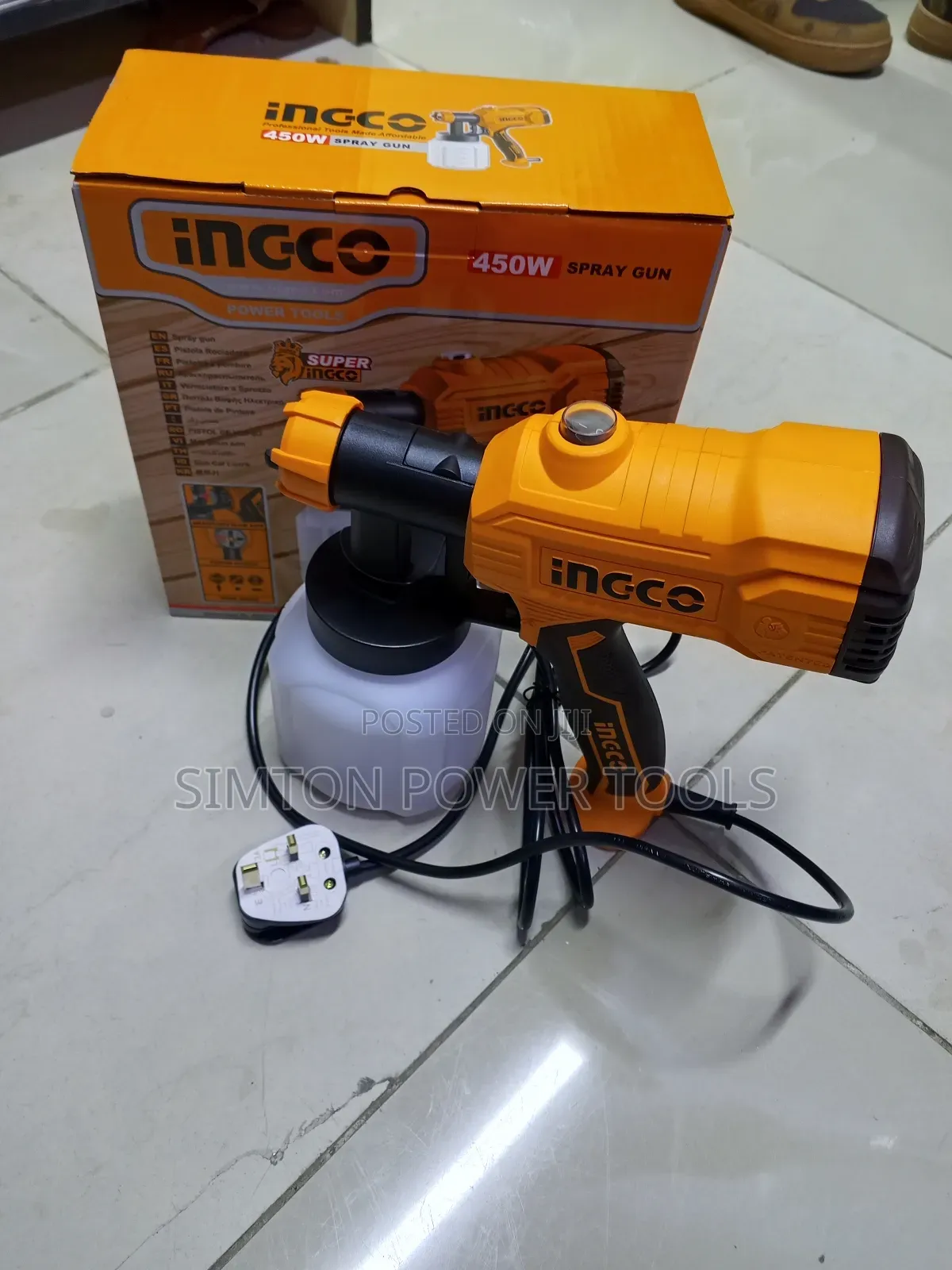 Ingco Electric Spray Gun Machine 450watts
