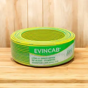Evin Premium Grade Yellow Green 2.5mm Indoor Electrical Wiring Cable