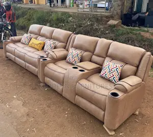 Beautiful 5 Seater Semi-recliner Sofa