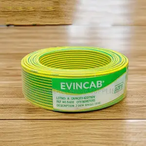 Evin Thick Insulated Yellow Green 2.5mm Indoor Electrical Wiring Cable