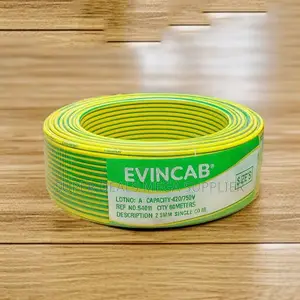 Evin Yellow Green 2.5mm Easy Installation Electrical Wiring Cable