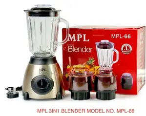 3 in 1 Food Processor Primdale Stainless Steel Glass Jar