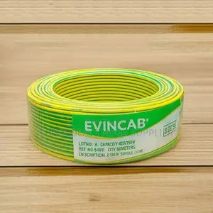 Evinyellow Green 2.5mm Low Smoke PVC Indoor Electrical Wiring Cable