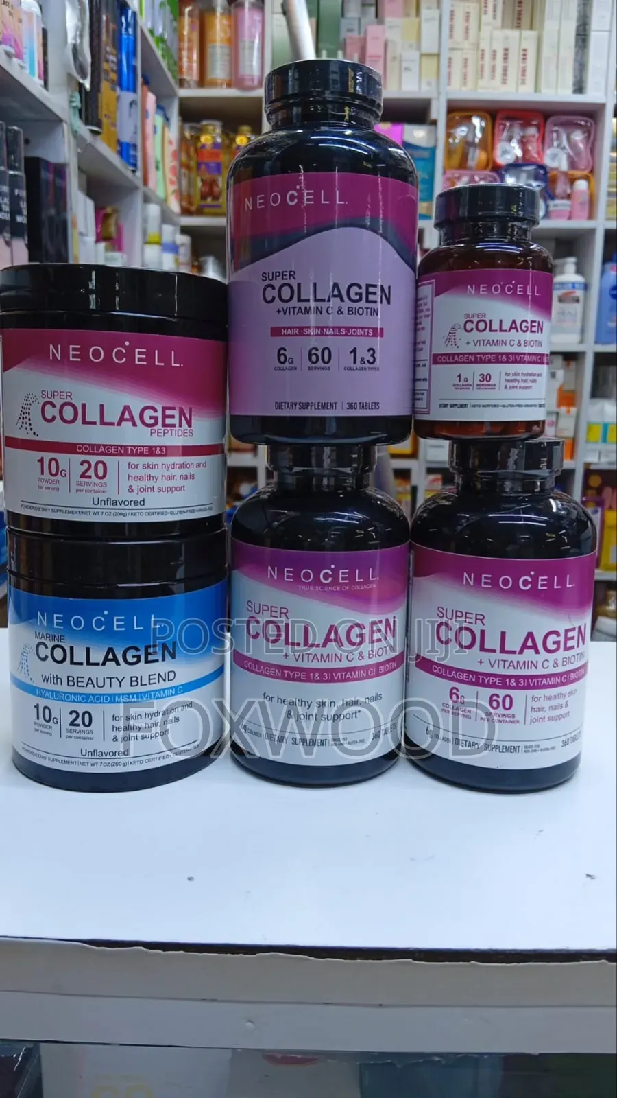 Neocell Super Collagen + Vitamin C Biotin 360 Tablets.