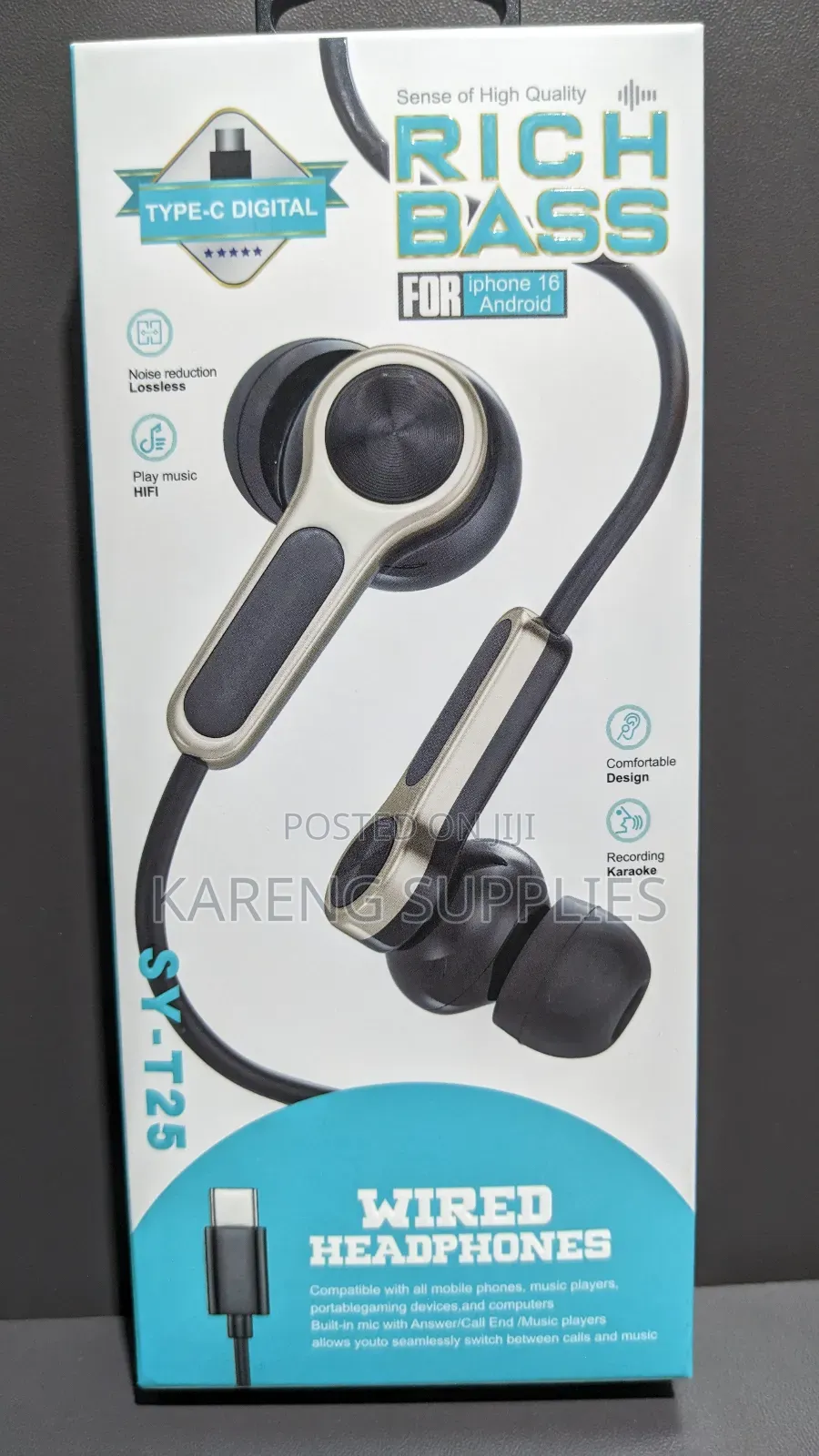 Type C Earphones (Sy-T25)