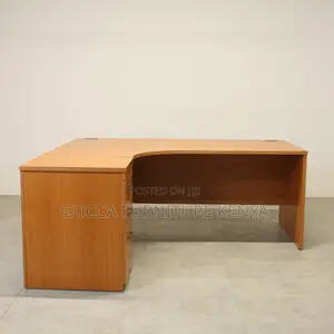 140cm Customized Curved Computer Desk(Brown)