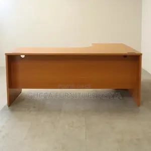 140cm Customized Curved Computer Desk(Brown)