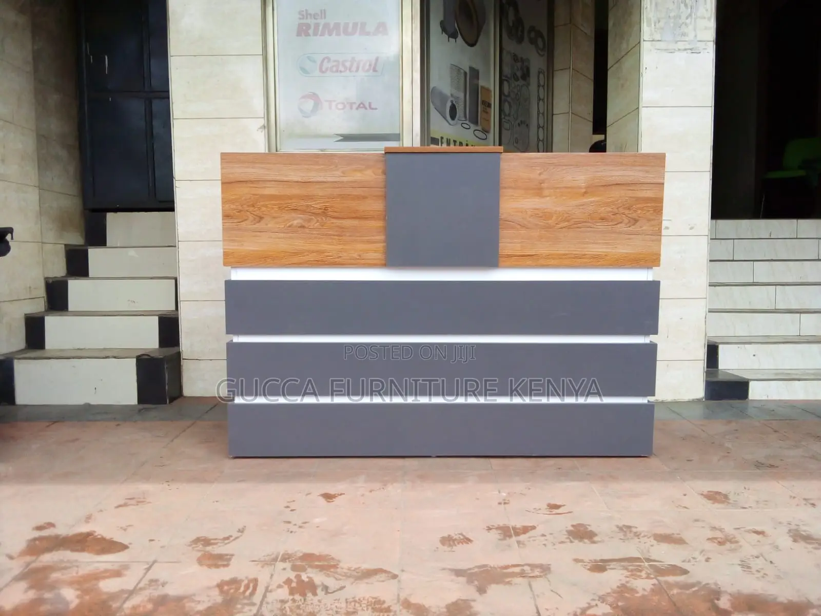 Customized 180cm Front Office Reception Table