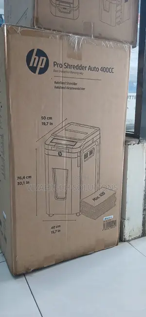 New Hp Auto-Feed 400cc Pro-Shredder -Fast Secure Paper Disposal