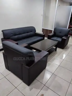 Executive Upholstered 5-Seater Office Sofa Set