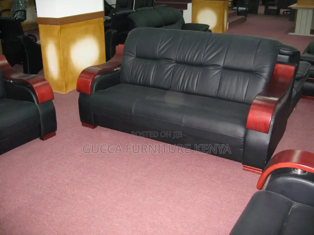 Executive Upholstered 5-Seater Office Sofa Set