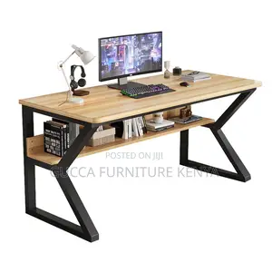 1.2m Customized Computer Desk With Bookshelf