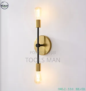 Modern Two-Light Wall Sconce.