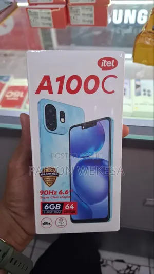 New Itel A100C 64 GB Black