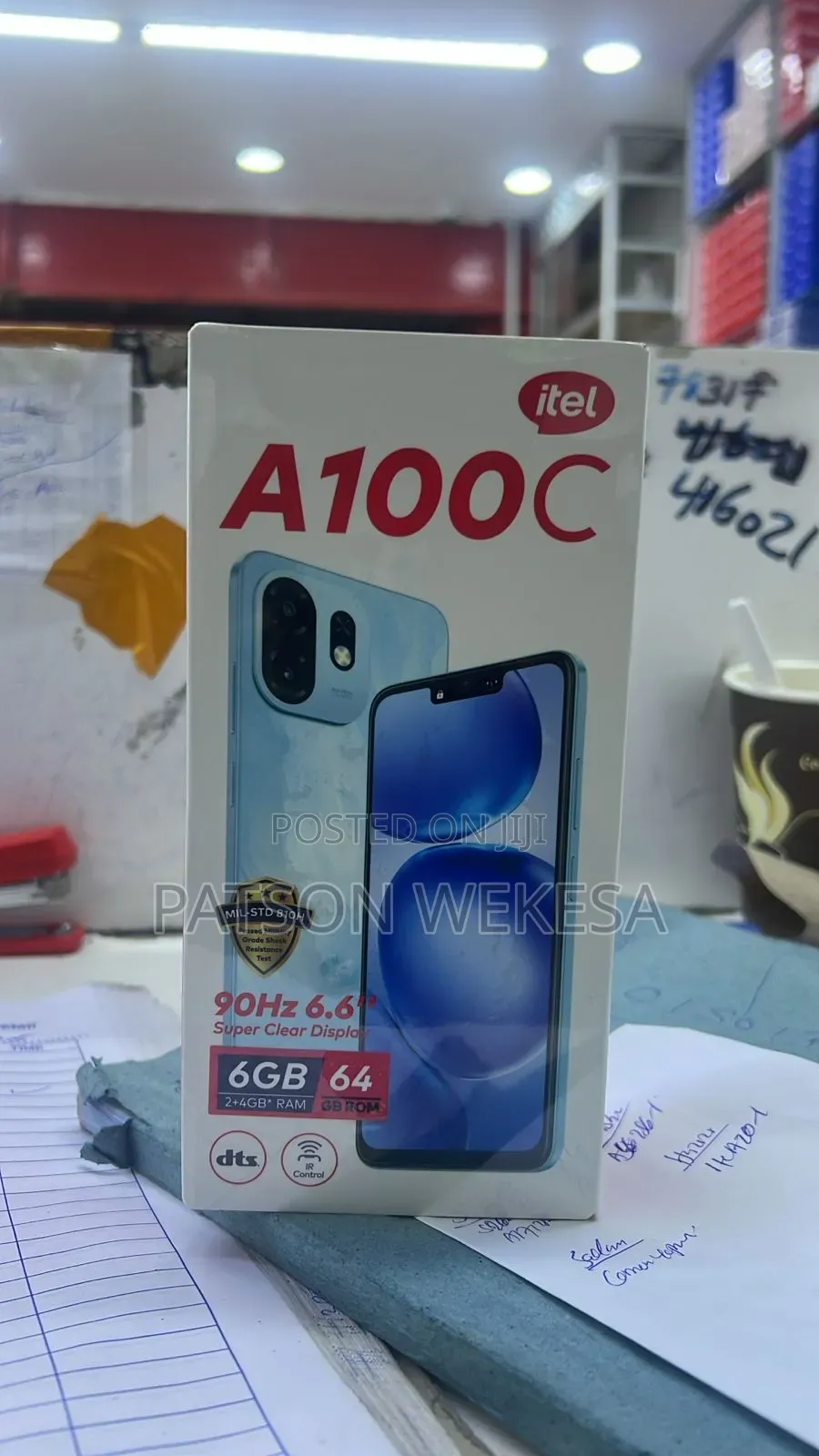 New Itel A100C 64 GB Black
