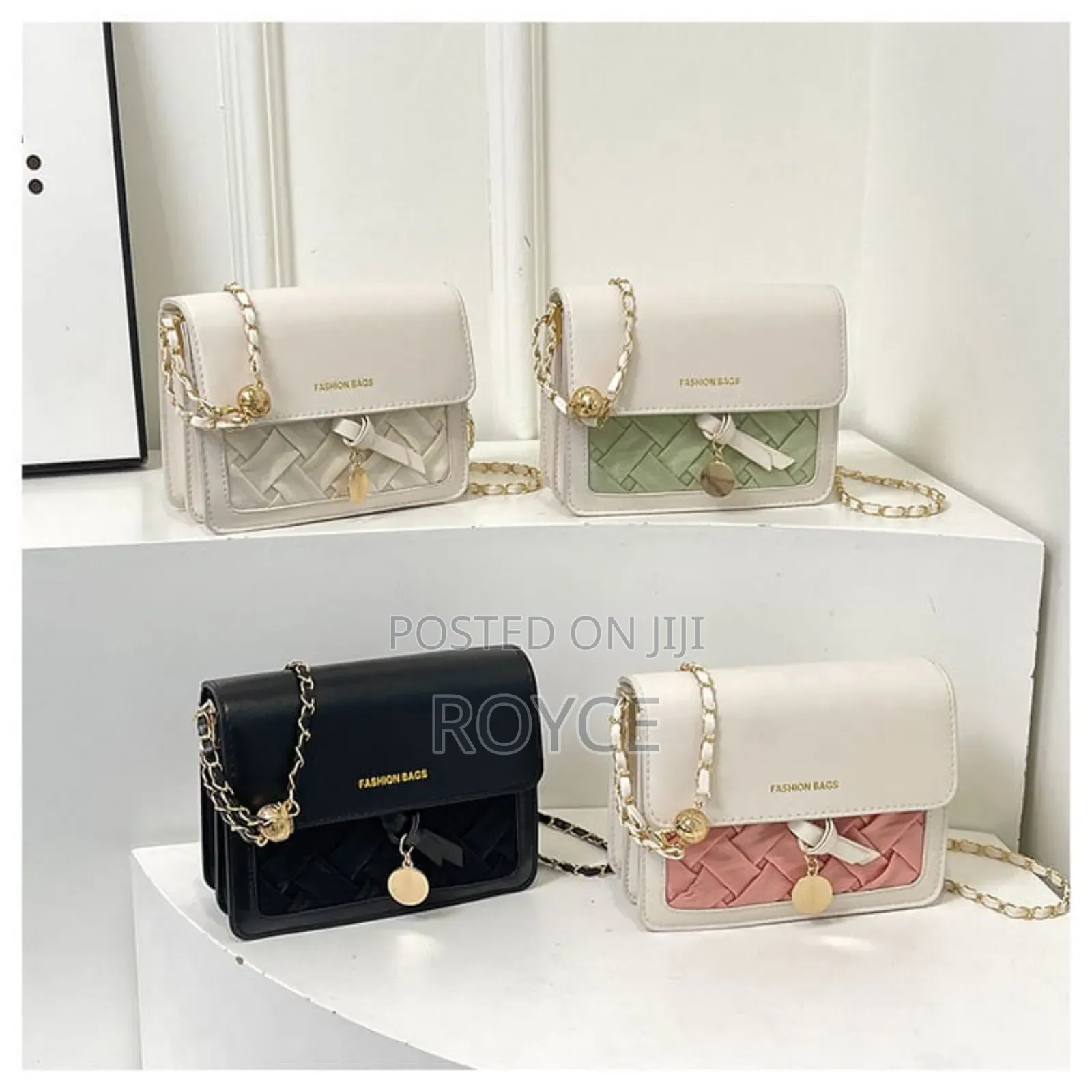 Elegant Solid Color Sling Bag