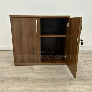 Storage Cabinets: 2-door Wooden Office Credenza Cabinet