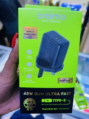 45w Type C to C iPhone Oraimo Charger