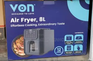 8litres Von Digital Slim Design Air Fryer