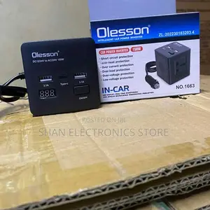 Dual Usb Ports Universal Quality Intelligent Car Power Inverter