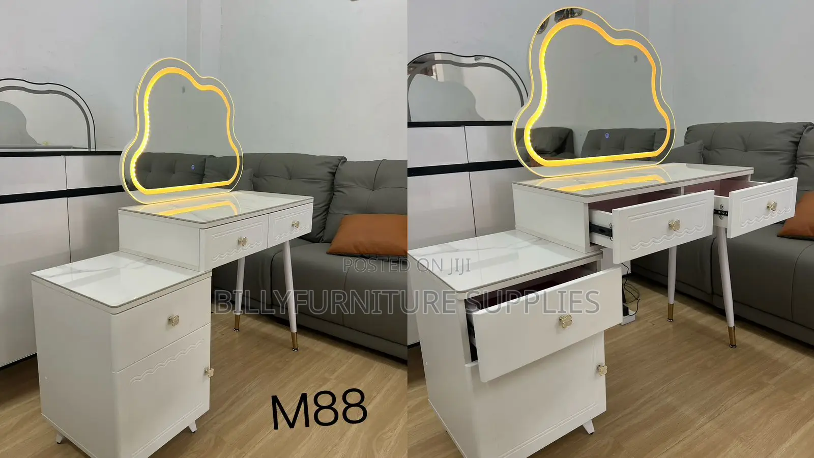 Bedroom Dressing Table With Cabinet Storage