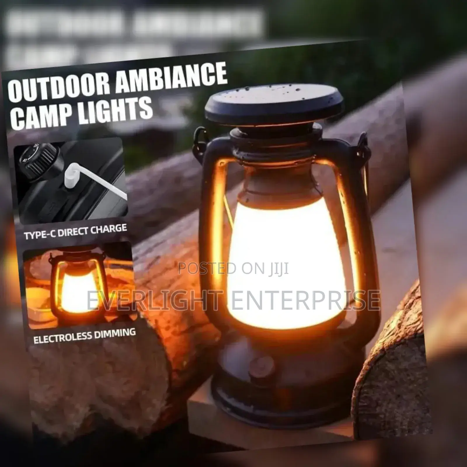 Solar/Rechargeable Lantern Lamp