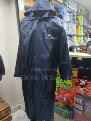 Coats Hood Rain Coats Black