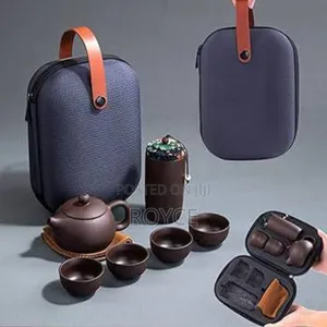 Travel Ceramic Kungfu Teapot Set