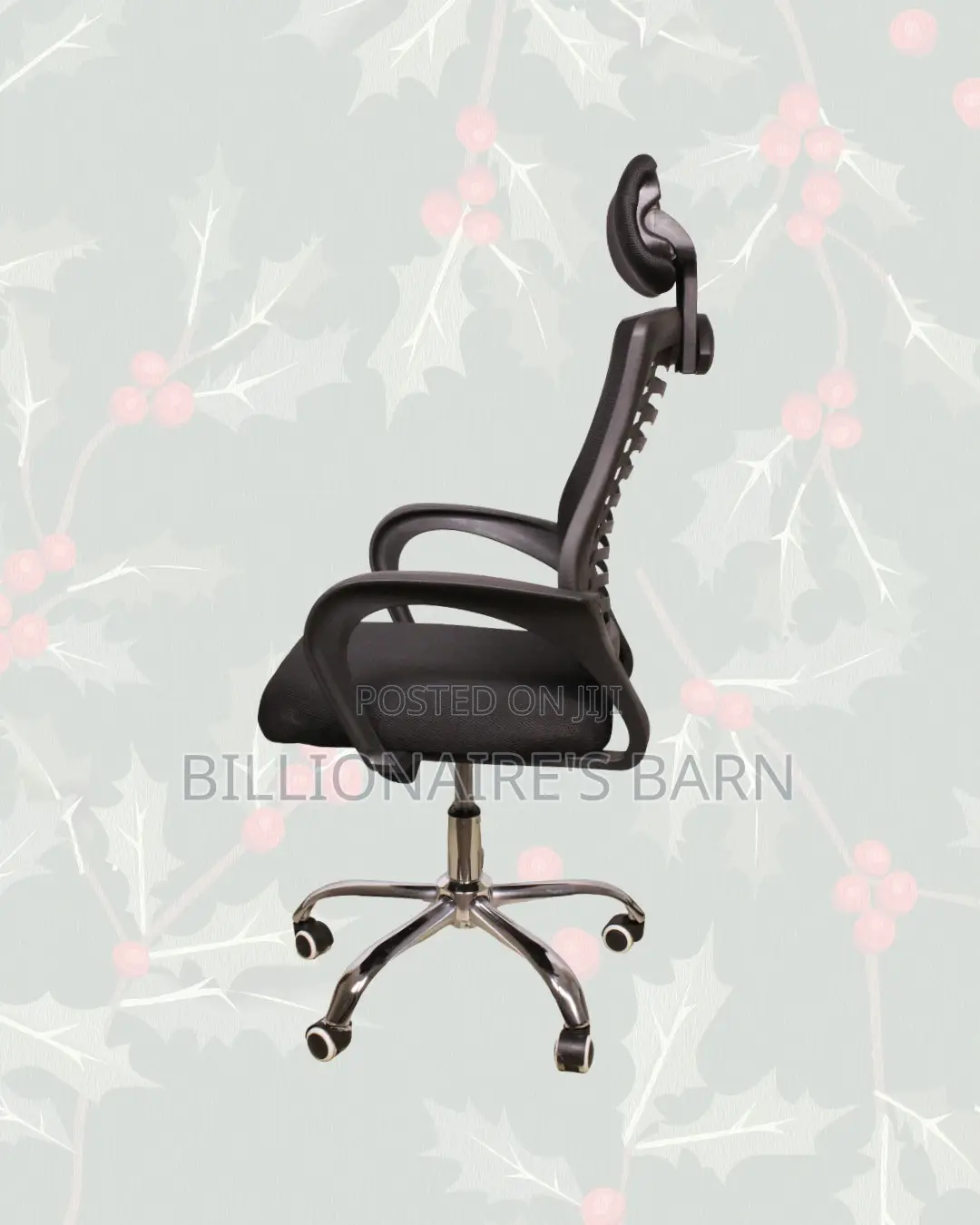 Office Chair With Adjustable Headrest • Office-Ready Style