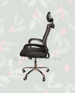 Office Chair With Adjustable Headrest • Office-Ready Style