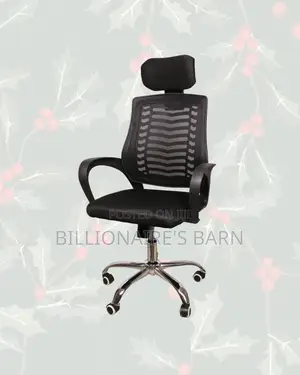 Office Chair With Adjustable Headrest • Office-Ready Style