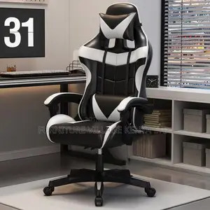 Gaming Chairs: Modern Ergonomic Gaming Seat (Black, Red & Blue)