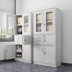 Office Cabinets: 2-door Metallic Office Cabinet With Safe