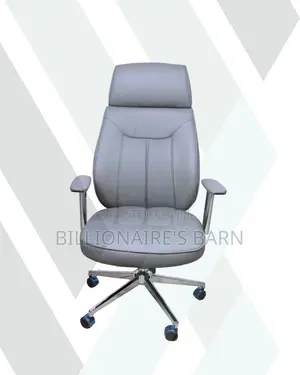 Executive Leather Chair | Comfort Meets Style, Padded Arm Comfort
