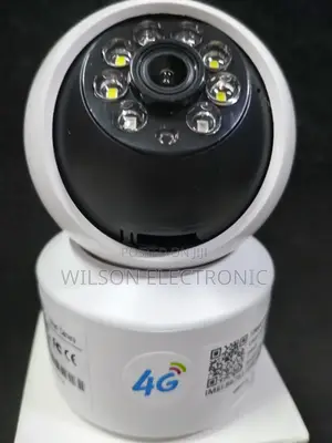 4g Sim Card Dual Lens Indoors Camera. Phone Monitoring Camera
