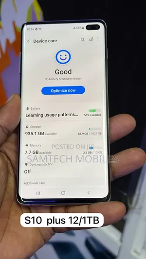 Samsung Galaxy S10 Plus 1 TB Blue