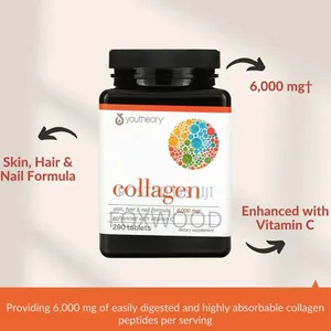 Youtheory Collagen + Biotin, A Dietary Supplement 390 Tablets