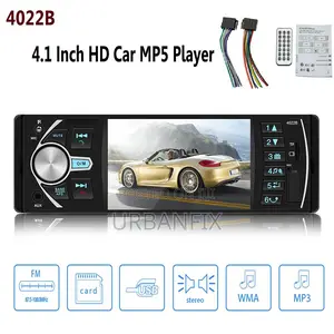 Multimedia Single Din Car Radio 4.1 Inch Digital Screen With Bluetooth