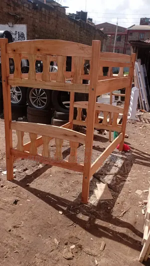Wooden Bunk Bed 4 by 6 Top and Bottom.