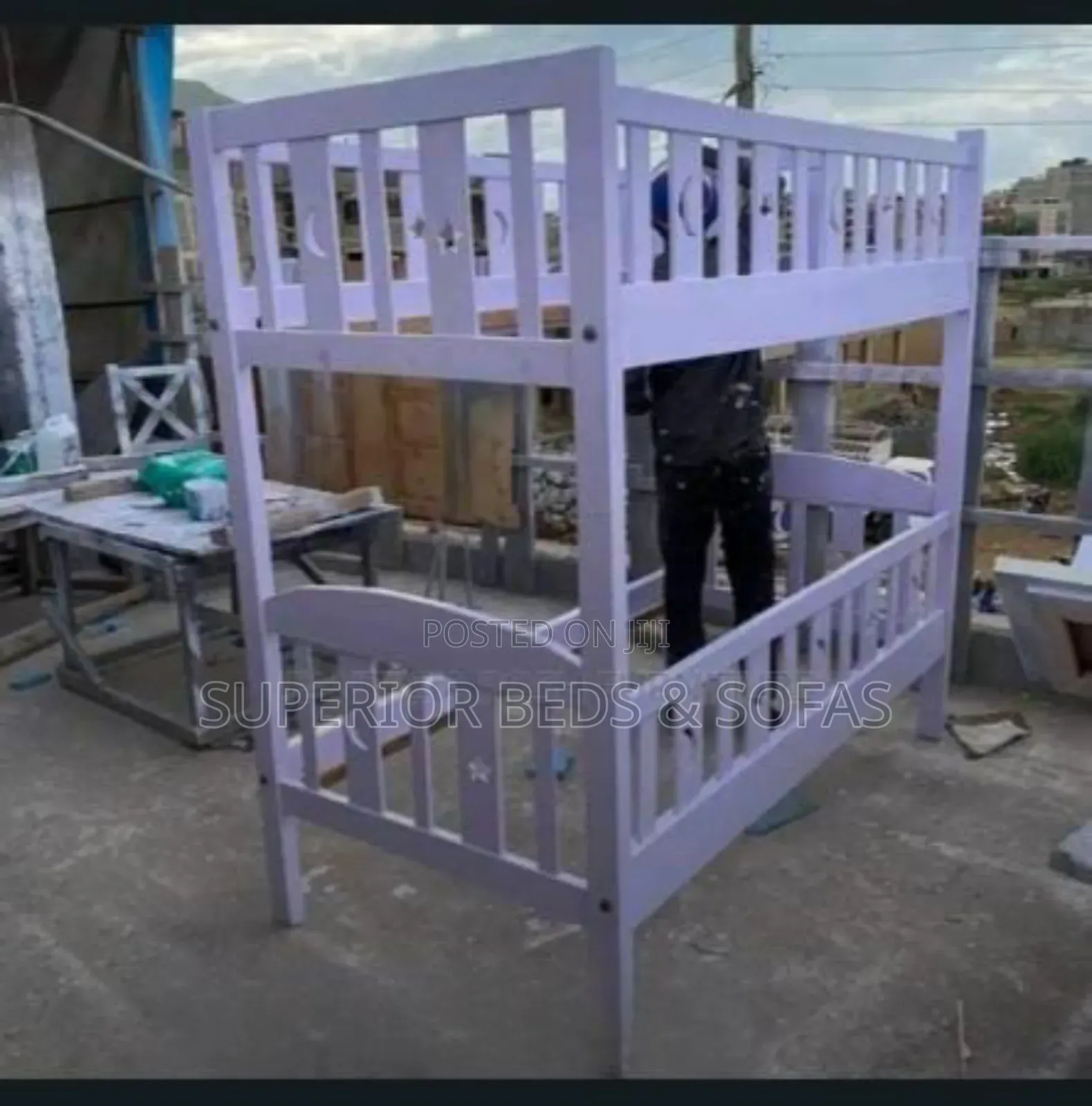 Double Decker Bed 3 by 6 Top and Bottom