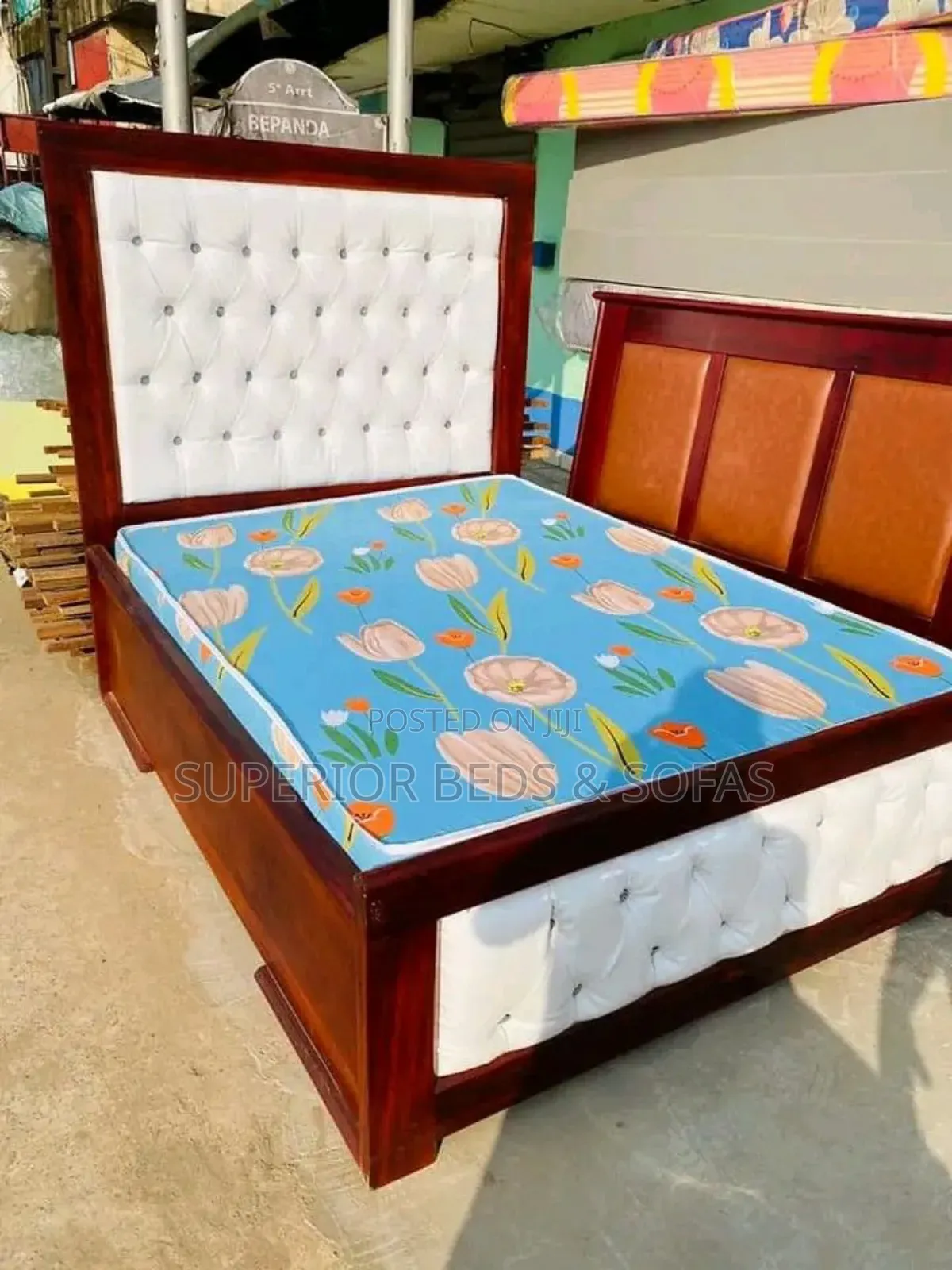Tufted Panel Bed Size 5 by 6