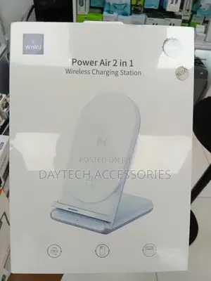 Wiwu Power Air 2 in 1 Wireless Charging Station.
