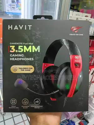 Havit Fuxi-H5d 3.5mm Wired Gaming Headphones Black / Red