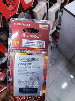 Aldeepo Bl-49ft/49fx/49et/49ei Li-Ion Battery for Infinix Hot 8 Hot 9,