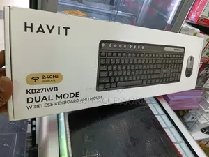 This Is a Havit Kb271wb Dual-Mode Wireless Keyboard and Mouse Combo.