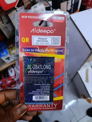 Aldeepo Bl-28at Long Liion Battery Compatible the Tecno Y2 and Y3 Plus